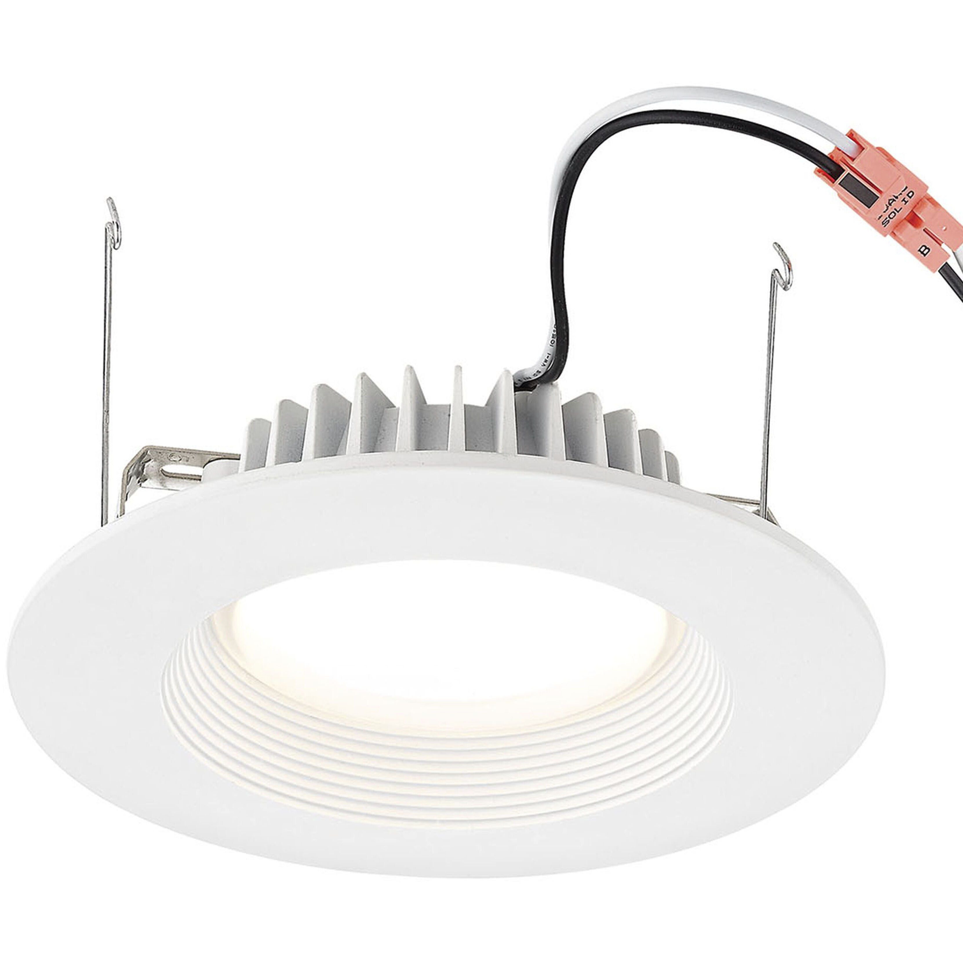 Axel Conversion Integrated LED White Down Light, 6" Recessed Can