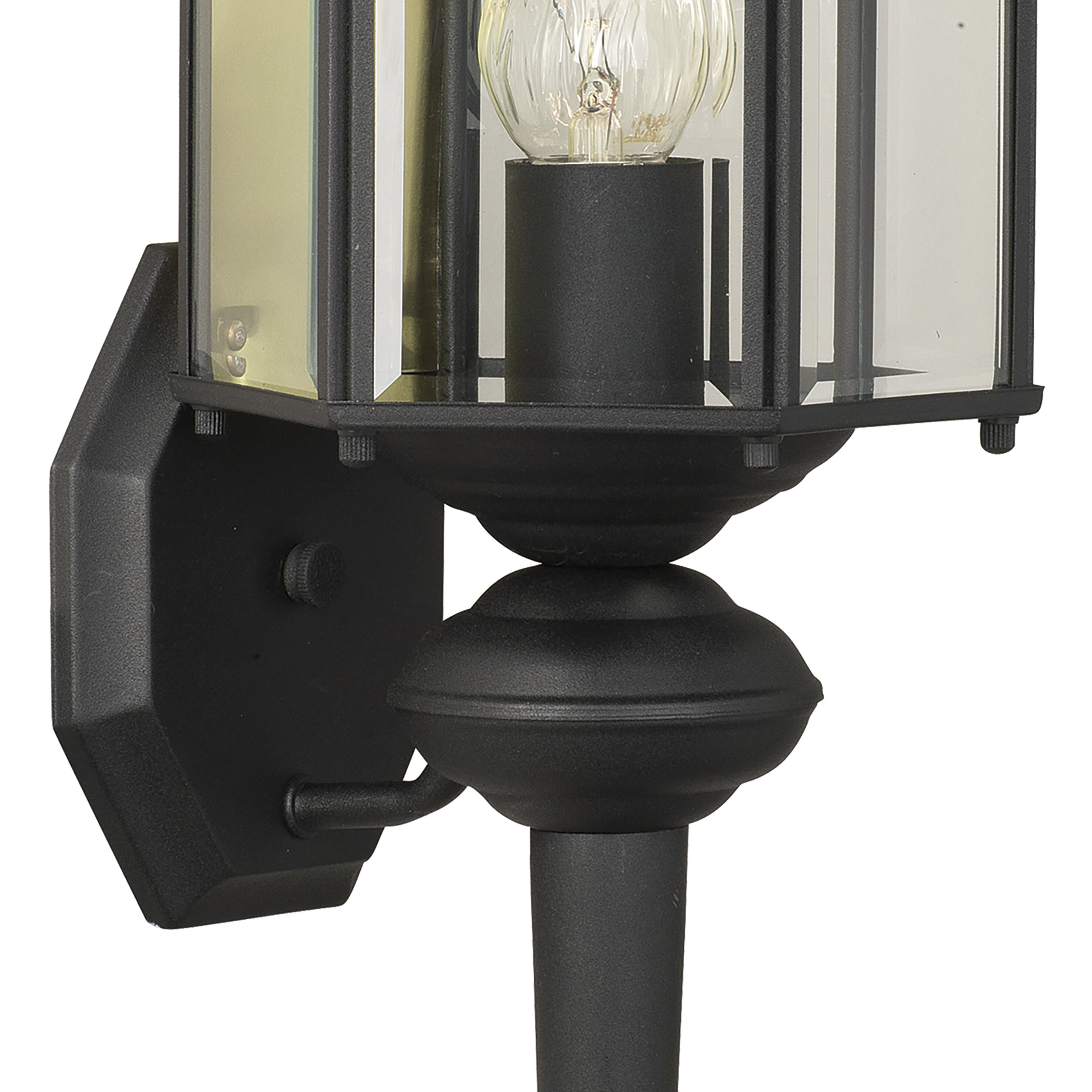 Brentwood 1 Light 25.75 inch Black Outdoor Sconce