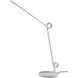 Knot 20.5 inch 10.00 watt White Desk Lamp Portable Light