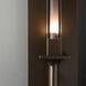 Windsor 1 Light 4.5 inch Bronze Wall Sconce Wall Light in Mirrored Smoke