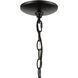 Oakland 9 Light 28.5 inch Black Chandelier Ceiling Light