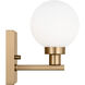 Sean Lavin Clybourn 1 Light 5 inch Satin Brass Bath Vanity Wall Light