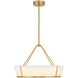Royce 1 Light 24.25 inch Luxe Gold Pendant Ceiling Light