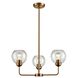 Soren 3 Light 23 inch Brass Chandelier Ceiling Light