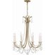 Karrington 8 Light 26 inch Aged Brass Chandelier Ceiling Light