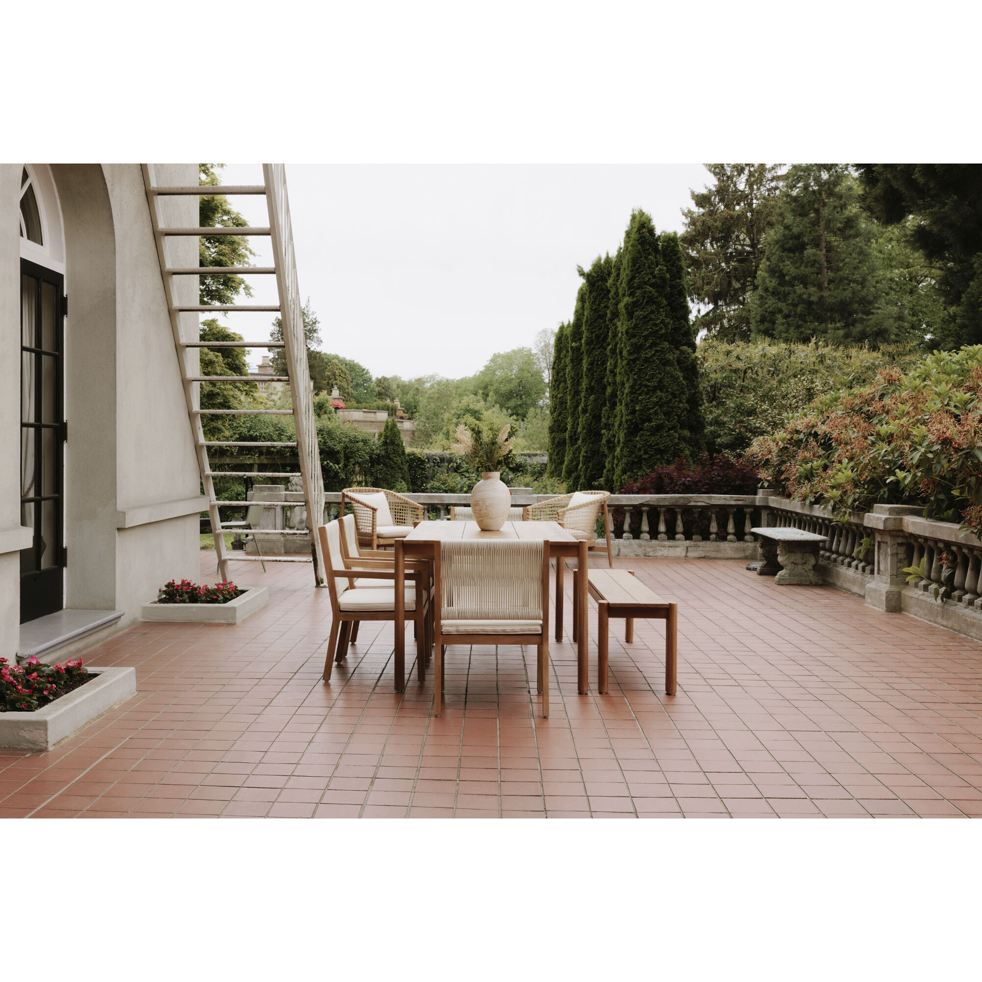 Luce Natural Outdoor Dining Chair