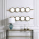 Button 60 X 10 inch Gold Leaf Wall Mirror