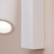 Haim LED 1.5 inch Textured White ADA Wall Sconce Wall Light