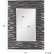 Zenith 39 X 31 inch Glossy Charcoal Wall Mirror