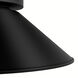 Skyflow 1 Light 14 inch Matte Black Outdoor Flush Mount, Medium