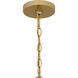 Amalia 4 Light 22 inch Light Gold Pendant Ceiling Light