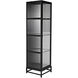 Chandler Matte Black Cabinet, Tall