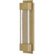 MOCO Rune LED 24 inch Heritage Brass Outdoor Wall Mount Lantern