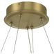 Sevryn LED 36 inch Soft Brass Ring Pendant Ceiling Light