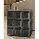 Bower 18.5 X 18.25 inch Black Nickel Side Table