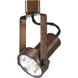Signature 1 Light Rust Track Head Ceiling Light, Adjustable