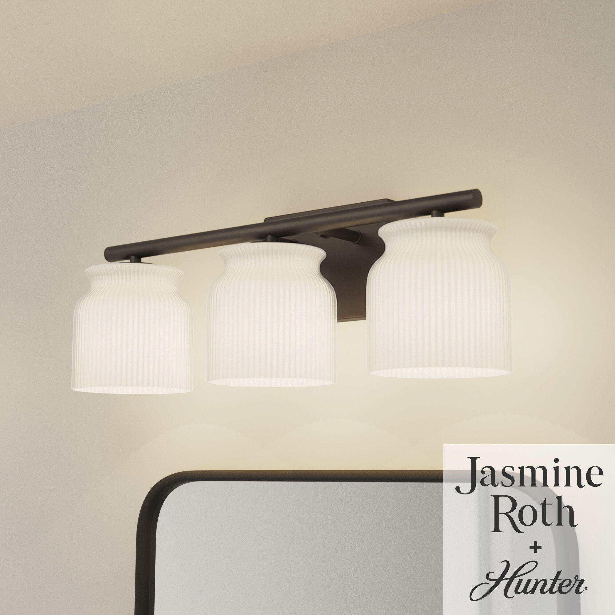 Harlowe 3 Light 22 inch Matte Bronze Bath Vanity Wall Light, Medium