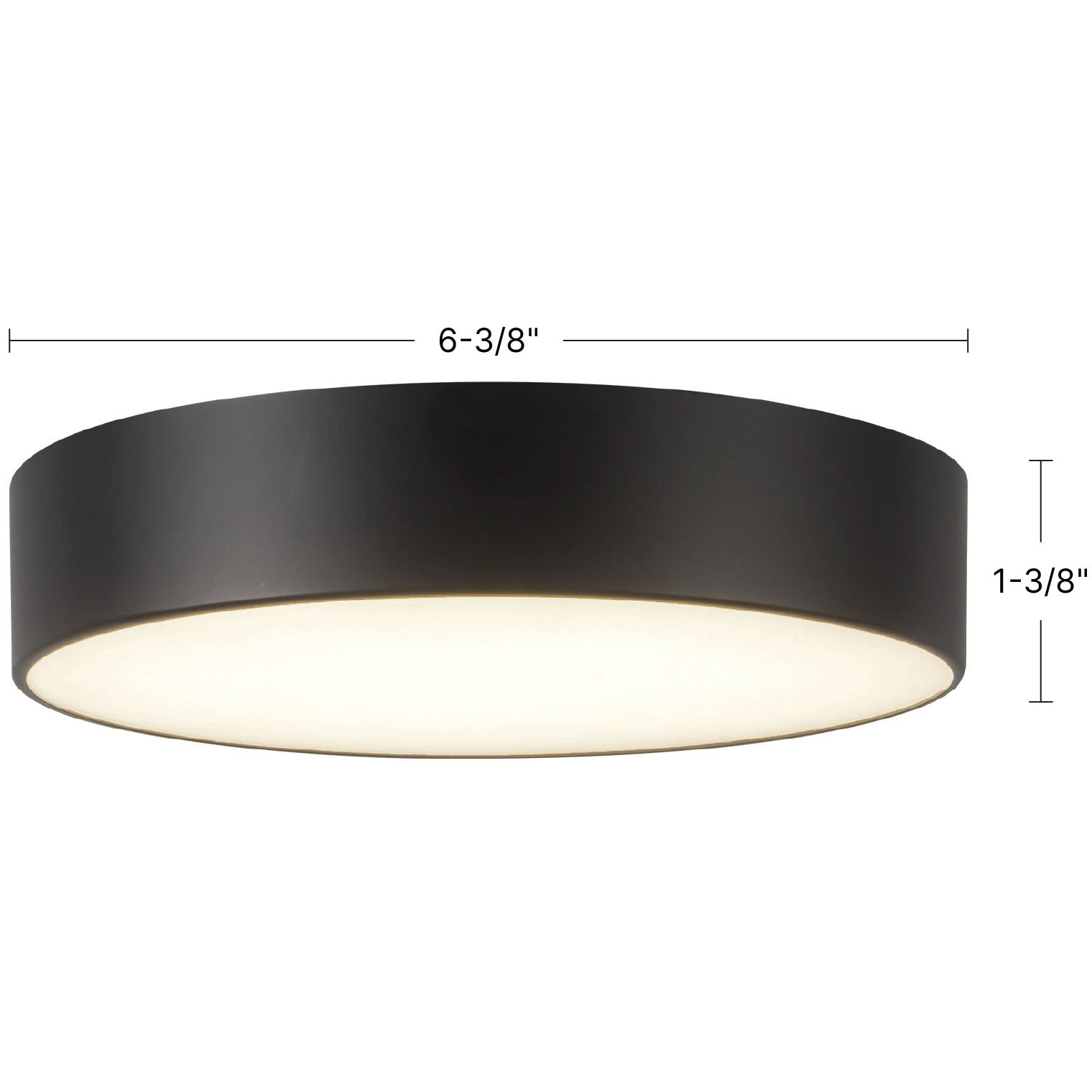 Musa 6.38 inch Brushed Nickel Flush Mount Ceiling Light