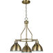 Timarron 3 Light 23 inch Legacy Brass Down Chandelier Ceiling Light