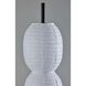 Lanai 60 inch 40 watt Black Floor Lamp Portable Light