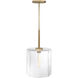 Haven LED 14 inch Old Satin Brass Pendant Ceiling Light