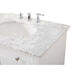 Clarence 72 X 22 X 35 inch White Vanity Sink Set