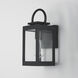 Nassau Vivex 1 Light 12.75 inch Black Outdoor Wall Mount
