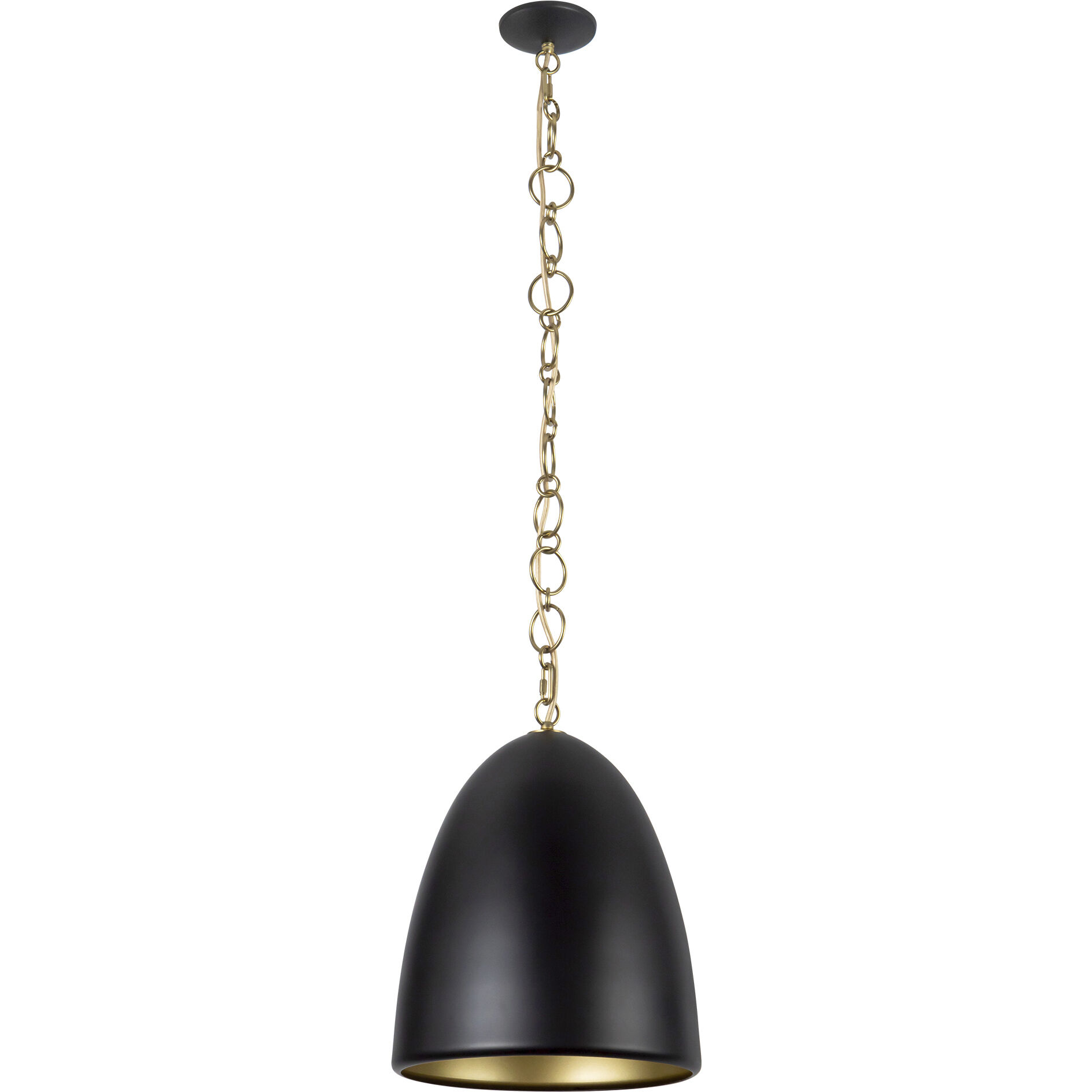 Alora Mood Grant 1 Light 14 inch Matte Black Pendant Ceiling Light