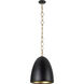 Alora Mood Grant 1 Light 14 inch Matte Black Pendant Ceiling Light