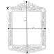 Bone Inlay Vivienne  28 X 20 inch Gray Bone Inlay Mirror