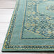 Loren 102 X 66 inch Medium Green Rug, Rectangle