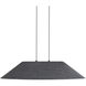 Faroe Pendant Ceiling Light in Flecked Black/Grey