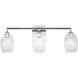 HABLE Serafina 3 Light 27 inch Polished Nickel Bath Vanity Wall Light