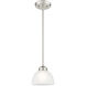 Somerset 1 Light 7 inch Brushed Nickel Mini Pendant Ceiling Light