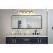 Bennington 4 Light 29.25 inch Modern Gold Vanity Wall Light