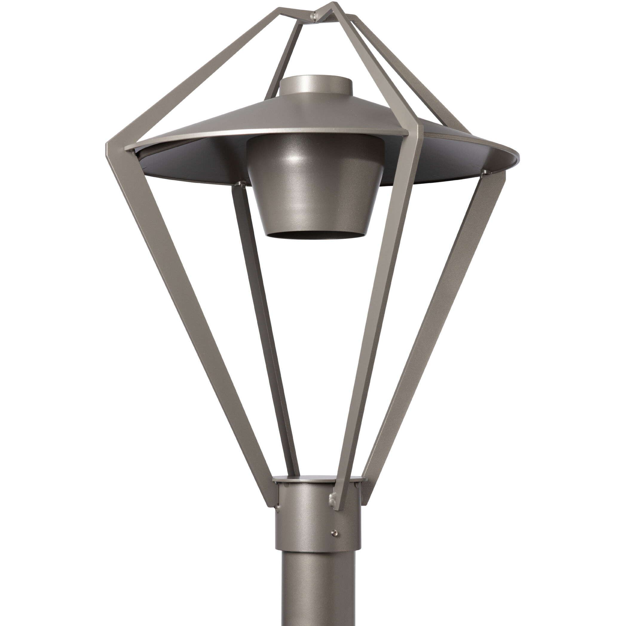 Stellar 1 Light 22.4 inch Coastal Burnished Steel Post Light