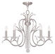 Serafina 5 Light 26 inch Brushed Nickel Chandelier Ceiling Light