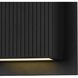 Miami LED 6.25 inch Sand Black Outdoor Wall Sconce