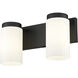 Burk 2 Light 13.75 inch Matte Black Bath Vanity Light Wall Light