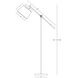 Real Simple 42.5 inch 100.00 watt Deep Bronze Powder Coat Floor Lamp Portable Light