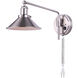 Madison 1 Light 8 inch Brushed Nickel Wall Light