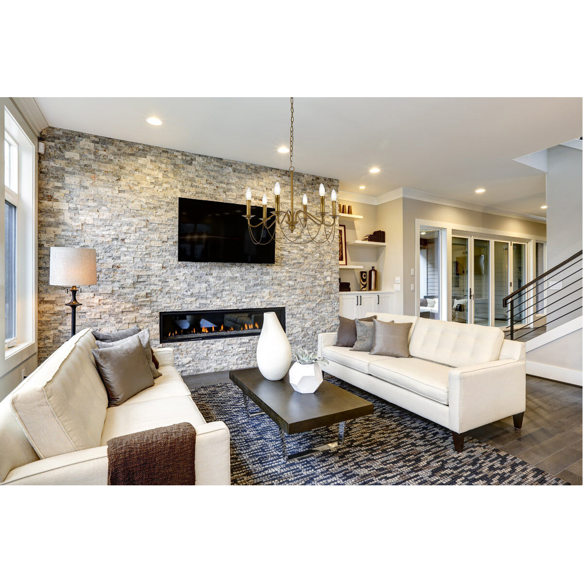 Westley 6 Light 24 inch Brass Pendant Ceiling Light