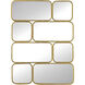 Keeley 32 X 24 inch Gold Wall Mirror