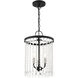 Elizabeth 3 Light 11 inch Black Pendant Chandelier Ceiling Light