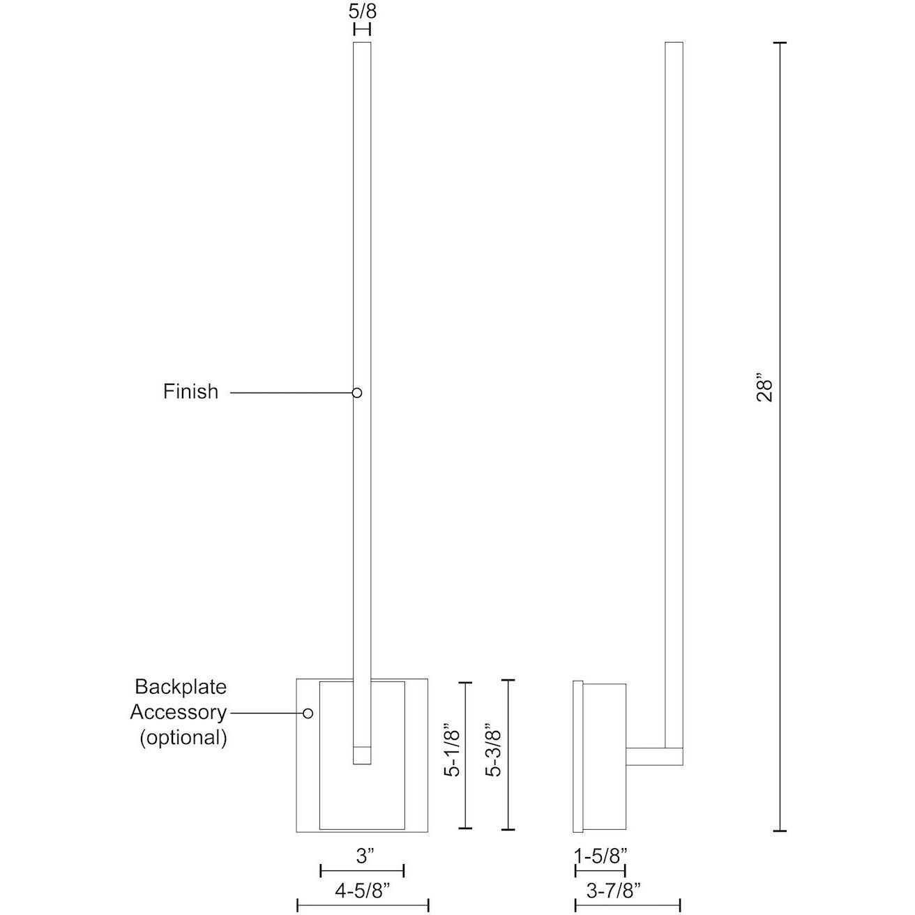 Pandora Wall Sconce Wall Light in White