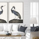 Great Heron Blue and Brown and Multi Canvas