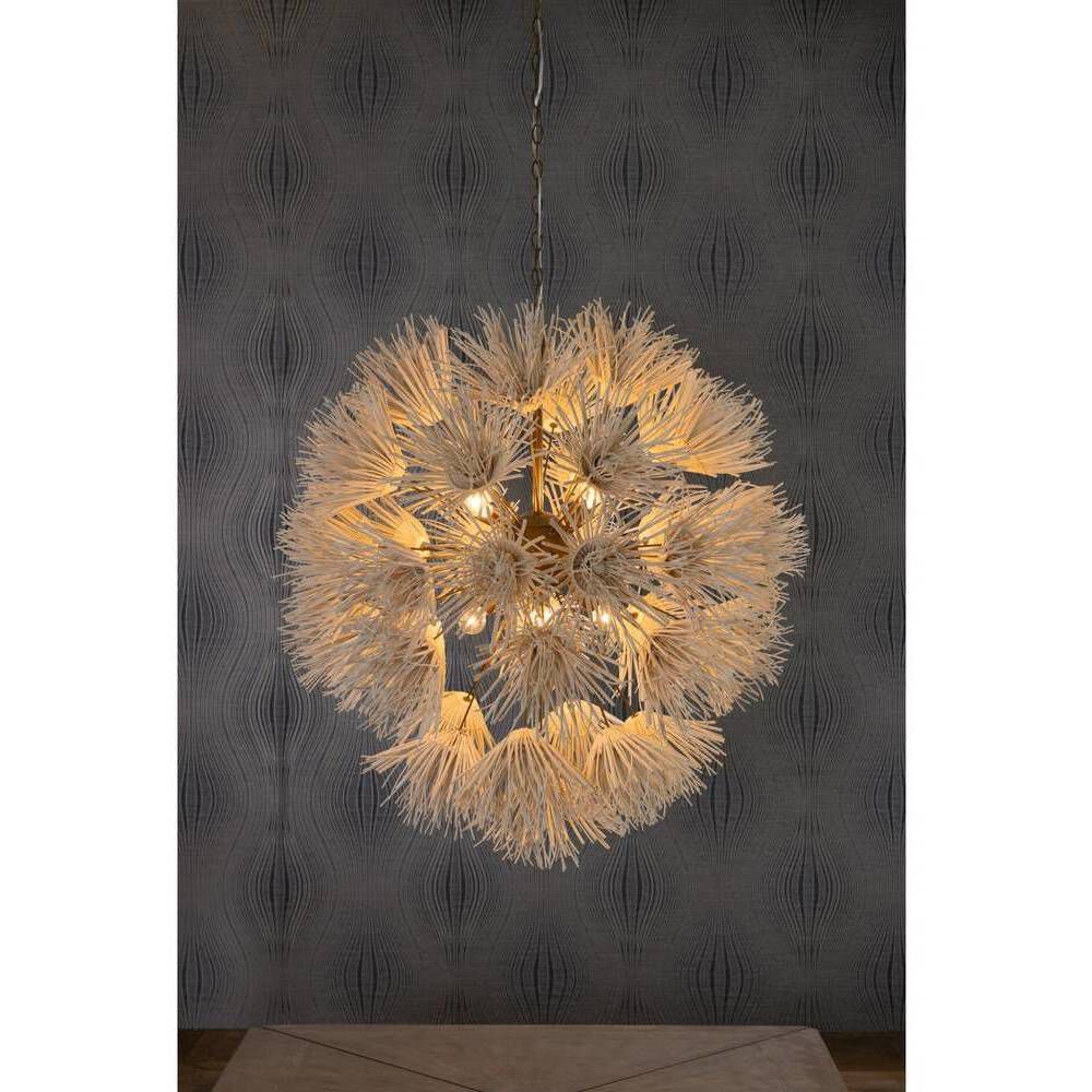 Winona 8 Light 33 inch Antique Brass Chandelier Ceiling Light