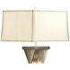 Torque 20 inch 9 watt Satin Nickel and Espresso Table Lamp Portable Light