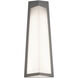 Pasadena LED 17.99 inch Textured Grey Outdoor Sconce