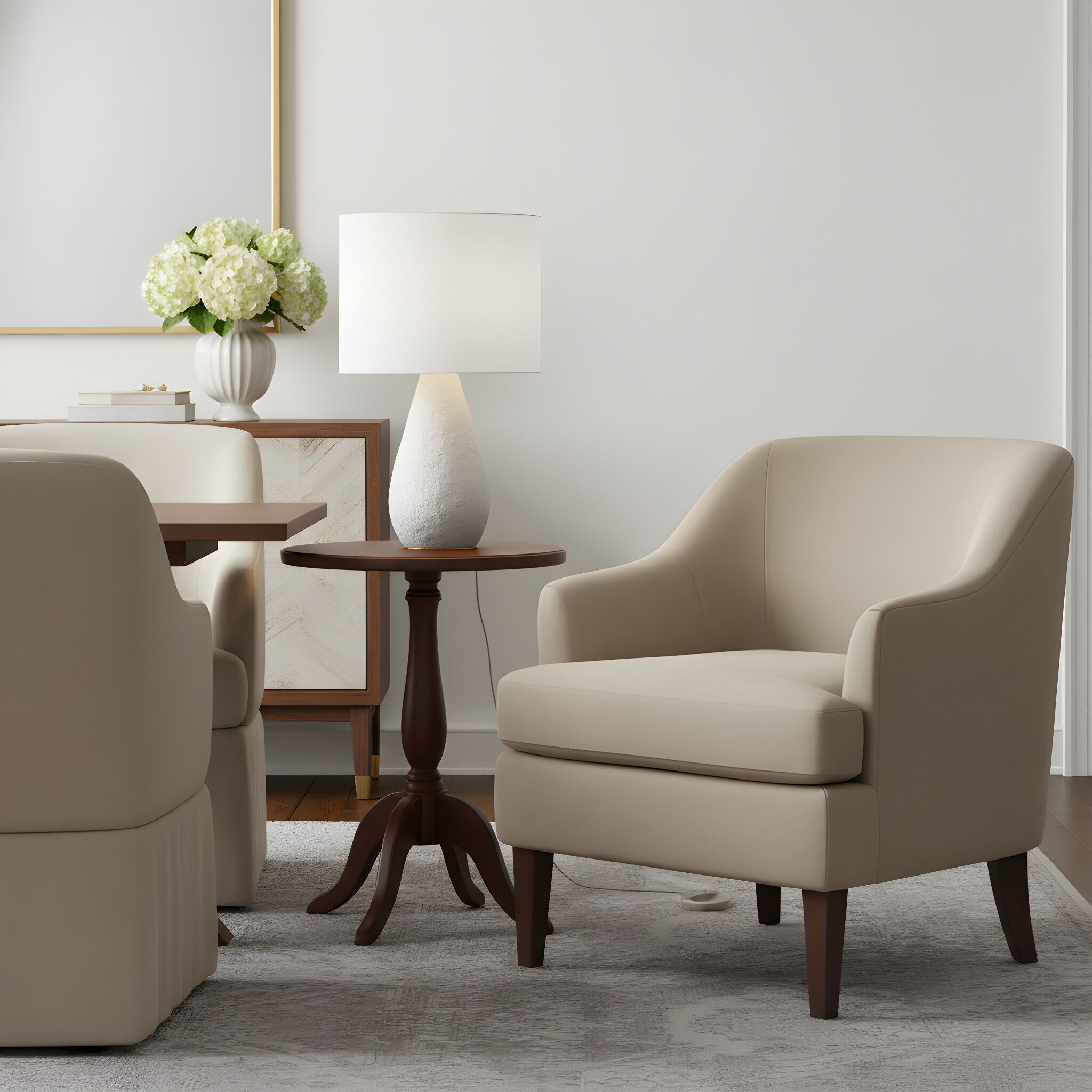 ED Ellen DeGeneres Breccia 25.88 inch 60 watt Cream Wash Table Lamp Portable Light